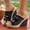 Black, variant on KIJBLAE Women's Denim Fabric Buckle Wedge Slide Sandals, Thick Sole Fashion Casual Summer Outdoor Beach Lazy Slides Black 42