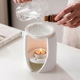 thumbnail image 1 of Difusor de aceite cerámico, quemador de cera para velas, quemador de , decoración del hogar, portavelas para velas pequeñas, centro de mesa,, 1 of 8