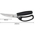 thumbnail image 5 of Poultry scissors, poultry shears with sharp hardened stainless steel blades and plastic handles, comfortable and precise cutting kitchen shears, bone shears, 5 of 5