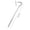 🔥 Silver_New#20894, variant on Outdoor Tent Peg Aluminum Alloy Heavy Duty Ground Stake | 18cm Long | Rust Resistant Secure Anchoring | Camping Garden Canopy Fastener for Sand Grass | Single Piece | Silver | 7.09x1.18x0.24in