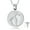 Steel, variant on Footprints Cremation Jewelry for Ashes Urn Necklace Lockets for Human Ashes Holder Necklace