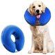 thumbnail image 1 of Collar para perro - Azul L Collar protector inflable para perro Collar ajustable para mascota Collar protector cómodo con velcro, 1 of 5