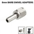 thumbnail image 5 of BE-TOOL 1/2/4 Pcs Adapter Solid Brass Quick and Easy for Connecting 8mm Outer Diameter Silver, 5 of 5