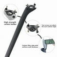 thumbnail image 4 of Carbon Fiber Seatpost Clamping Base Cover Accessories Mountain Road Bike Seatposts Top Cap for Rear Seat Post,1 x Bicycle Seatpost Top Cap kit,Black, 4 of 6