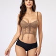 thumbnail image 2 of Top de tirantes cruzados con encaje y espalda descubierta para mujer, estilo sexy europeo y americano, con escote irregular y favorecedor para chica sexy, 2 of 6