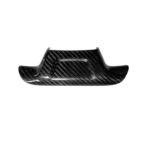 HUONA Carbon Fiber Steering Wheel Cover Sticker for Chevrolet Camaro 2016-2017 Black No Hole