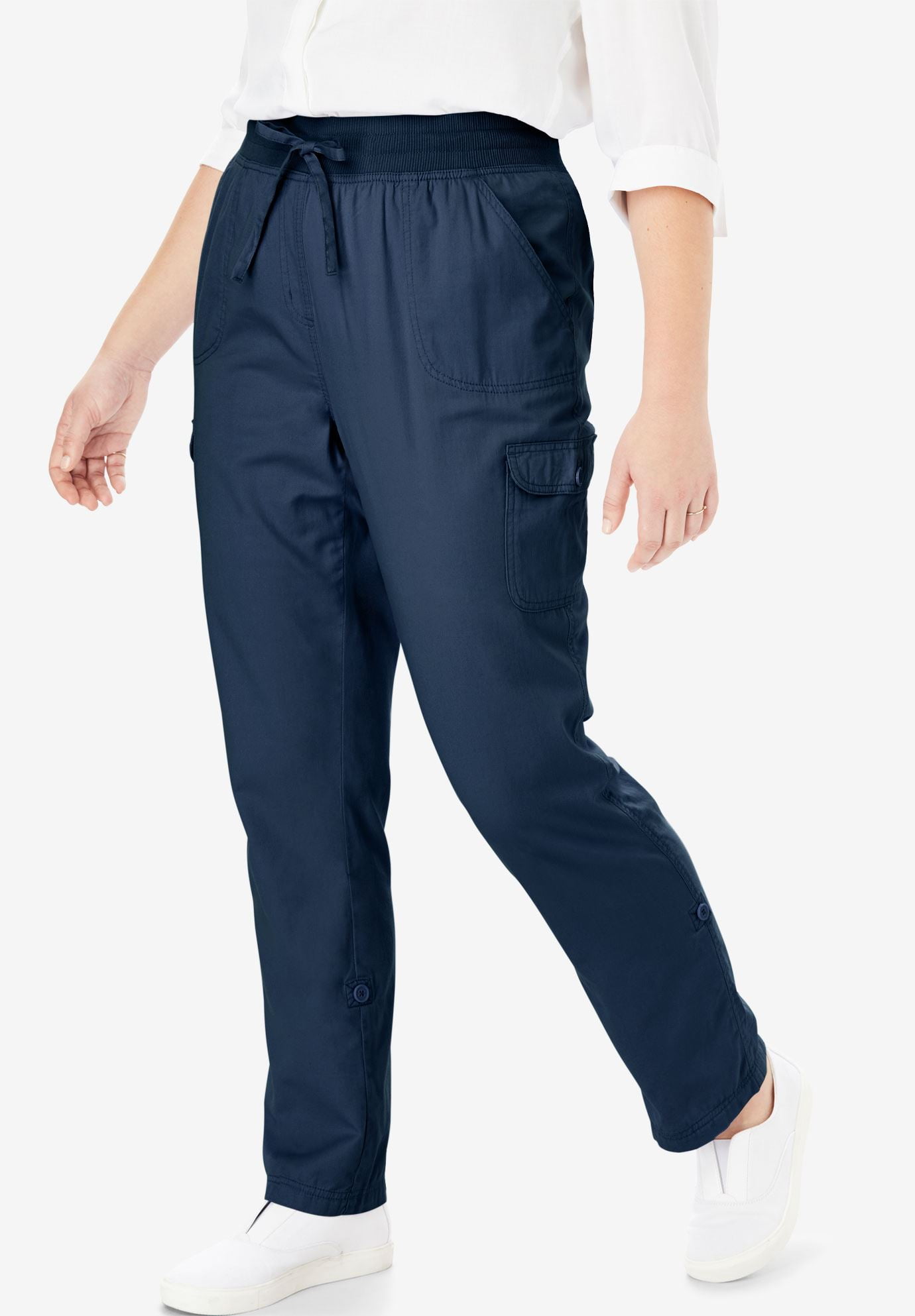 Woman Within Woman Within Plus Size Convertible Length Cargo Pant
