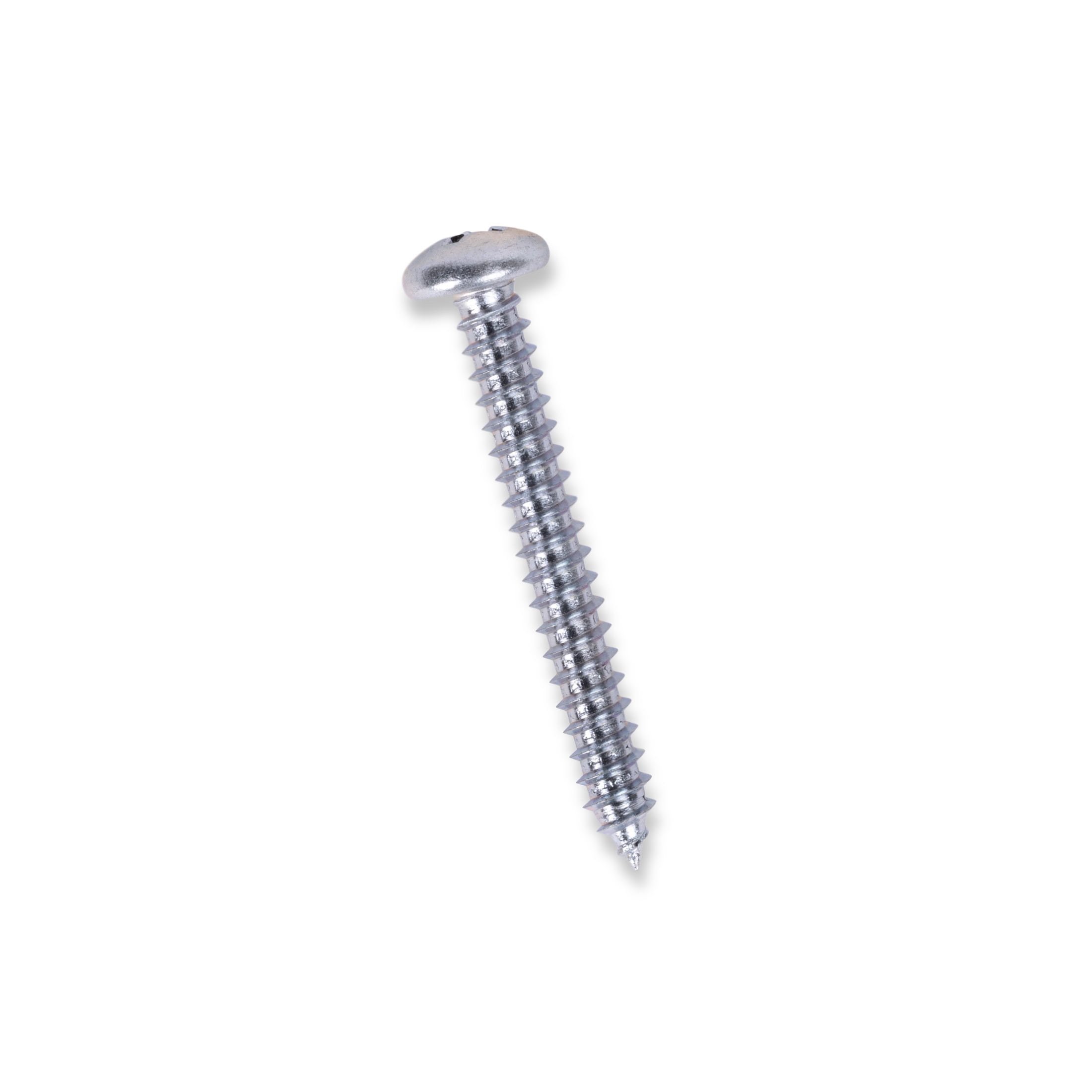 Hillman Sheet Metal Screws, #6 x 1/2", Steel, Zinc, Interior, Phillips, Silver, 100 pack