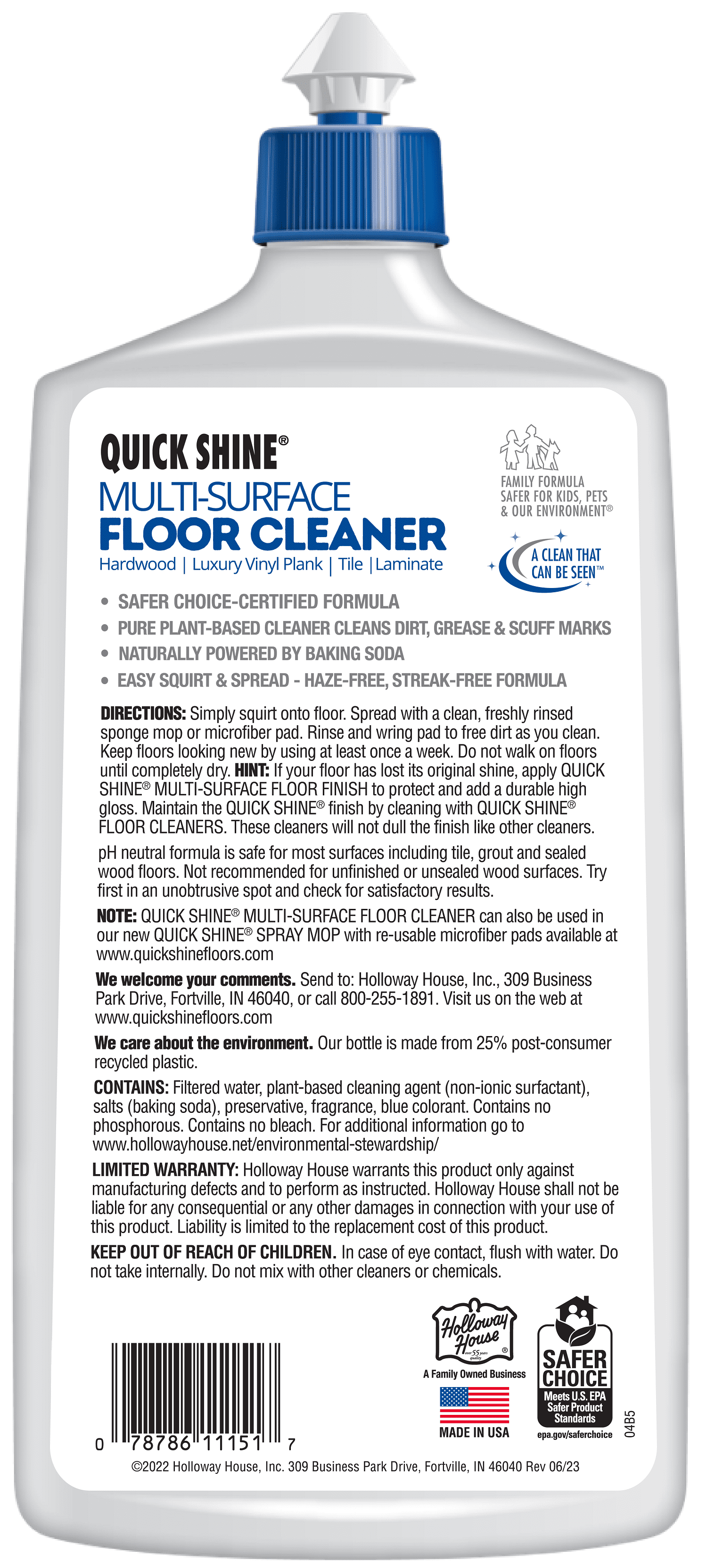 Save on Quick Shine Multi-Surface Floor Finish Order Online