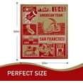 thumbnail image 2 of Flannel Football Blanket Gifts for City Football Blanket Soft Lightweight Throw Blanket for Men Women Kids Team Fans Blanket for Living Room 60" X 50", 2 of 5
