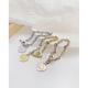 thumbnail image 3 of 316l Stainless Steel Love Heart Charm Bracelet For Women Teen Girls Romantic Gift Silver/rose/18k Gold Plated Ot Clasp Bracelets - -, 3 of 5