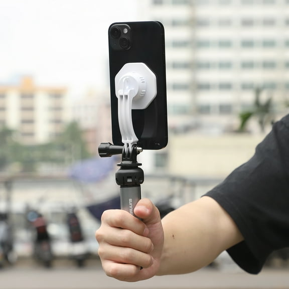 Gimbal Stabilizer Adapter, Quick ReleaseMagnetic Adapter Mobile Phone Holder Handheld Stabilizer Adapter for DJI OM 4/4 SE/5, for Osmo Mobile SE/6