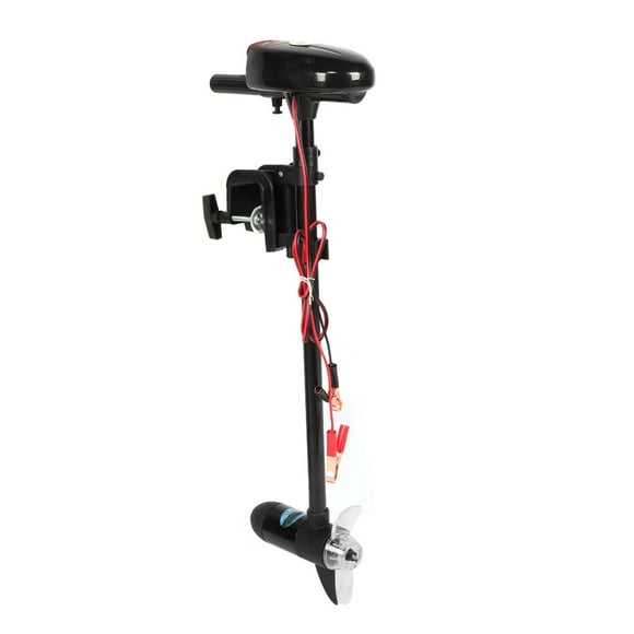 ANGGREK Outboard Engine,12V 18lbs Brushed Multi-Gear Electric Mount Trolling Motor With Propeller For Inflatable Boat,Mount Trolling Motor