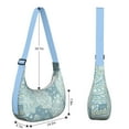 thumbnail image 3 of Sac à Bandoulière Boho, Sangle Ajustable, Nylon Léger, Design Cachemire Vintage, Sac Bandoulière pour Femmes, Compact, Portable, Voyage, Usage Extérieur, 3 of 5