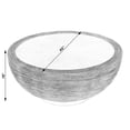 thumbnail image 6 of Butler Specialty Company Harding Rattan Drum Coffee Table - Brown, 6 of 6
