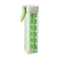 thumbnail image 1 of Matsuzay Bandejas de hielo Molde para refrigerador de 6 rejillas para hacer hielo simple Molde para cubitos de hielo para refrigerador de 6 Organizadores de utensilios de cocina B, 1 of 4