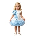 thumbnail image 4 of HJYCHN Girls Dress Sleeveless Bowknot Tutu Party Gown with Puffy Skirt for Toddler Dress 6-7 Years, 4 of 6