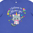 thumbnail image 4 of Inktastic I Believe in Meow-gic- Cute Unicorn Cat Youth T-Shirt, 4 of 5