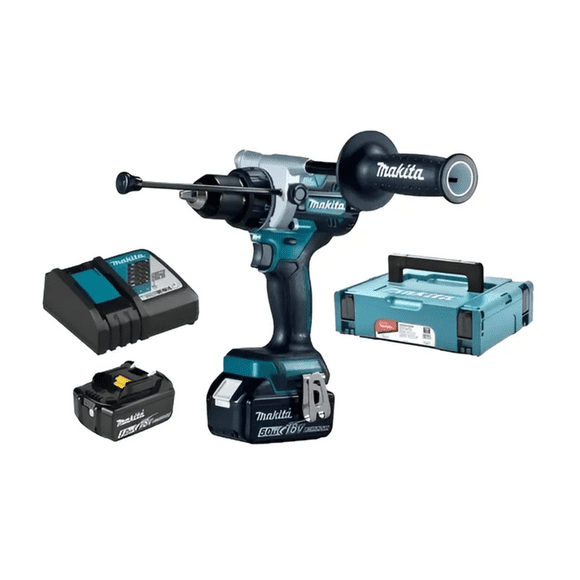 Rotomartillo 1/2 18v 5amp Dhp486rtj Makita negro