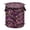 Purple And Gold Hues, variant on Pop-Up Collapsible Laundry Hamper With Zippered Lid Dual Handles 50L Traditional Spanish Pattern
