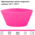 thumbnail image 3 of Silicone Mini Cupcake Holders, Mini Cupcake Liners, Pastry & Dessert Cups, 24 PackRose Red, 3 of 5