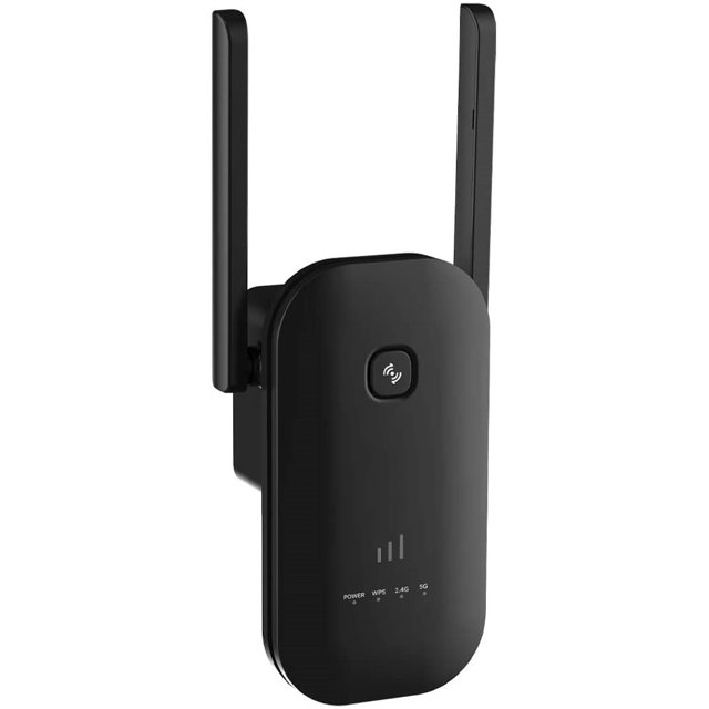 Extensor de alcance WiFi - Repetidor WiFi de 1200 Mbps Amplificador de señal inalámbrica Extensor WiFi de doble banda de 2,4 y 5 GHz con puerto Ethernet de 2 Gigabits Namotu CZDZ-ST132