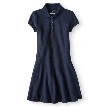 Wonder Nation School Uniform Polo Skater Dress (Little Girls & Big (Best Dress Cut For Big Belly)