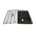 thumbnail image 2 of KennelMaster Double Door Folding Wire Dog Crate, Black, Medium, 36"L, 2 of 6