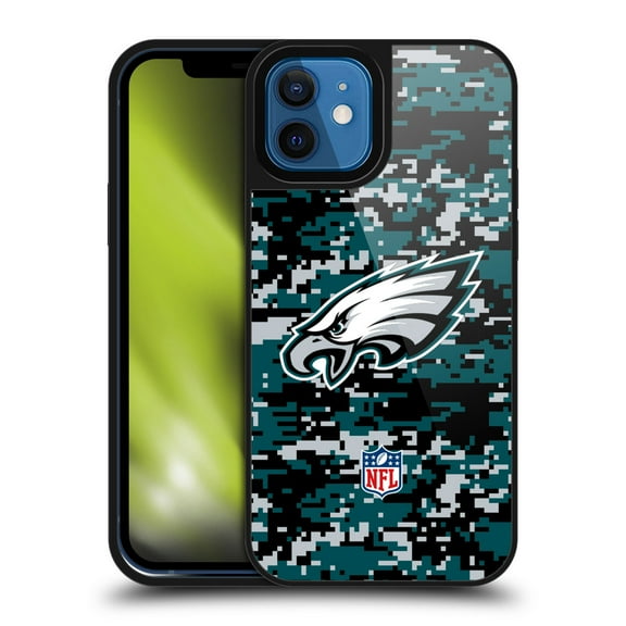 Head Case Designs NFL Philadelphia Eagles Graphics Digital Camouflage Gel Armour Case For Apple iPhone 12 / iPhone 12 Pro