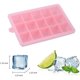 thumbnail image 4 of Paquete de 2 bandejas de cubitos de hielo de silicona con tapas Juego de moldes de cubitos de hielo de fácil liberación para whisky, molde de pastel de silicona para alimentos para bebés Vhermosa, 4 of 5