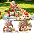 thumbnail image 2 of Summer Themed Wooden Tiered Tray for Seasonal and Tabletop Display, 2 of 7