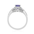 thumbnail image 5 of Gin & Grace 14KT WG Genuine Tanzanite and Diamond Accent Ring, 5 of 6