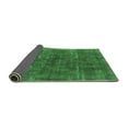 thumbnail image 2 of Ahgly Company Indoor Square Oriental Emerald Green Industrial Area Rugs, 7' Square, 2 of 4