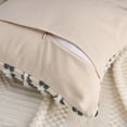 thumbnail image 3 of REGALWOVEN Linen Throw Pillow Covers Set of 1 Striped Decorative Cushion Cases for Sofa Couch Bedroom Home Decor Light Green 18" x 18", 3 of 6