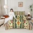 thumbnail image 4 of Manfei Tribal Aztec 2pcs Bedding Comforter Set for Teens Boys Girls,Bohemian Flower Twin Comforter Sets,Boho Theme Breathable Bedding Set,Super Cozy Room Decor,Reversible, 4 of 8