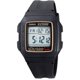 thumbnail image 1 of Casio Reloj Deportivo Digital para Hombre con Alarma Multifunción, Negro y Dorado F201WA-9A, 1 of 2