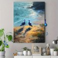 thumbnail image 4 of Qisvanset Coastal Sunrise Reflection Canvas Print 12x16 Inch Multi Space Art, 4 of 8