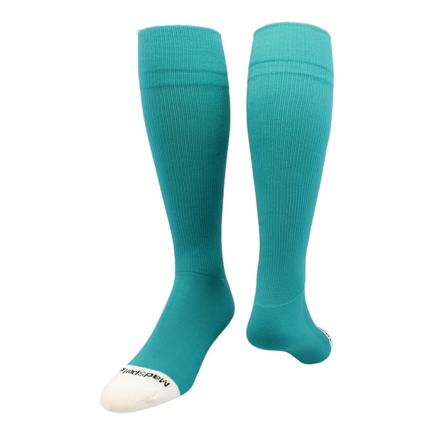 Pro Line Over the Calf Football Socks (Teal, Large)
