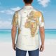 thumbnail image 4 of Balery World Map 1 Camisas hawaianas de manga corta para hombre, camisas playeras de corte holgado, camisas de vacaciones con botones,XX-Large, 4 of 7