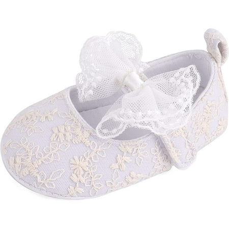 

Baby Girls Princess Bowknot Soft Sole Cloth Crib Shoes Sneaker