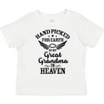 thumbnail image 3 of Inktastic Handpicked for Earth by My Great Grandma in Heaven Boys or Girls Toddler T-Shirt, 3 of 5