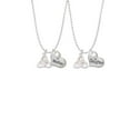 thumbnail image 2 of Delight Jewelry Silvertone Celtic Trinity Knot - Mother & Daughter Heart Necklaces (Set of 2), 19"+2", 2 of 4