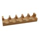 thumbnail image 5 of Soporte para tacos de sushi, soporte para rollos de sushi, plato decorativo en forma de U 5 espacios, 5 of 9