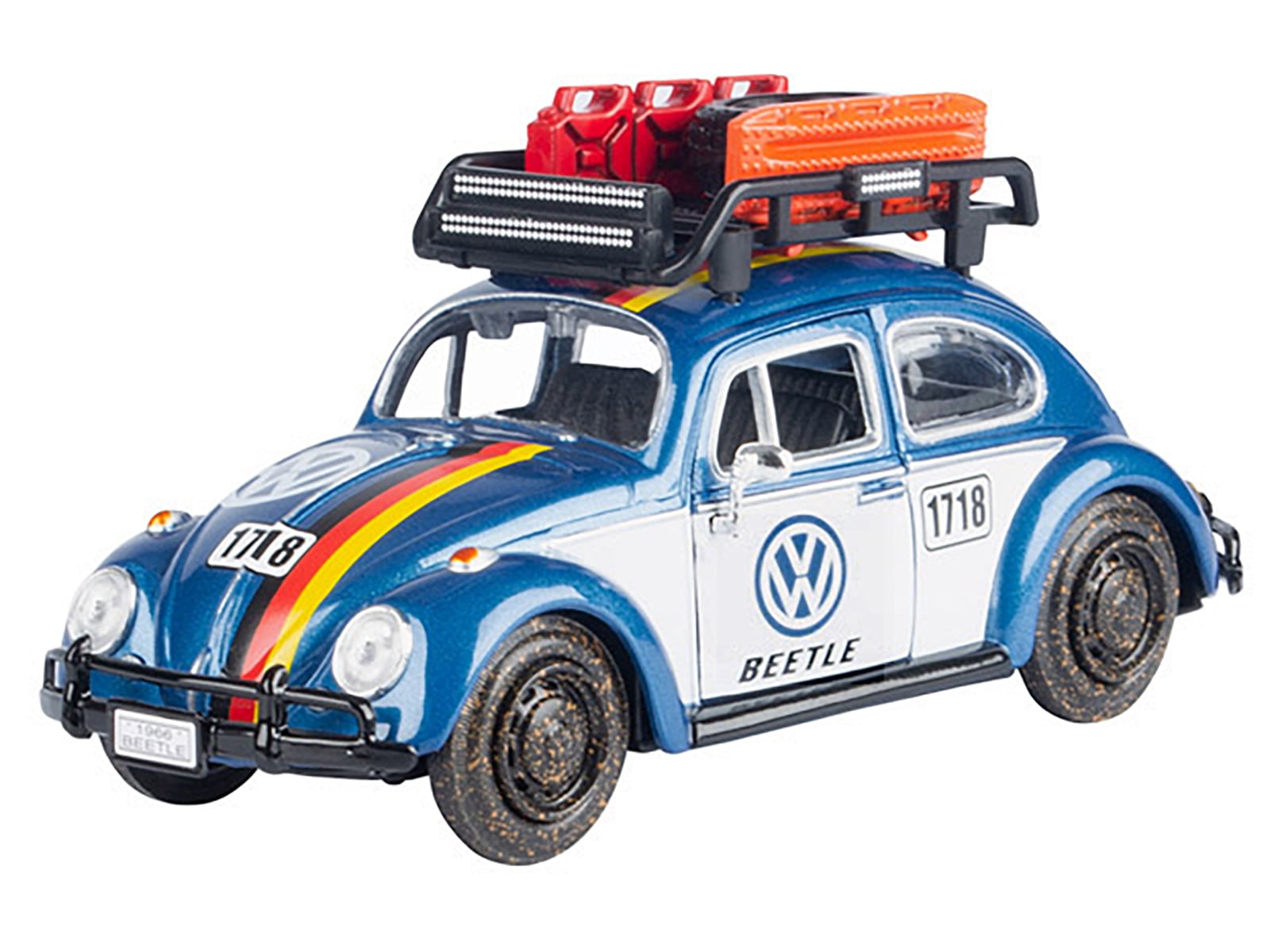 1966 Volkswagen Beetle Off Road #1718 Blue Met and White w/German
