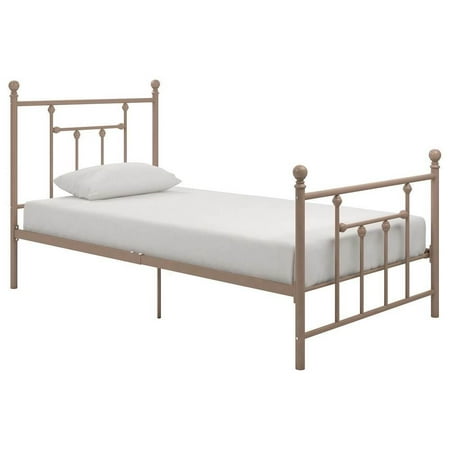 Dhp Manila Metal Bed With Victorian Style Headboard And