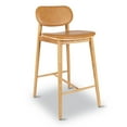 thumbnail image 2 of Poly and Bark Bonato Leather Counter Stool in Caramel Tan/Oak, 2 of 9