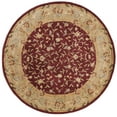 thumbnail image 2 of SAFAVIEH Bergama Kingsley Oriental Wool Area Rug, Red/Dark Beige, 6' x 6' Round, 2 of 9