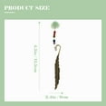 thumbnail image 3 of Weiweiguan Natural Stone Bookmark Decorative Metal Page-marker Plume Shape Book Marker, 3 of 6