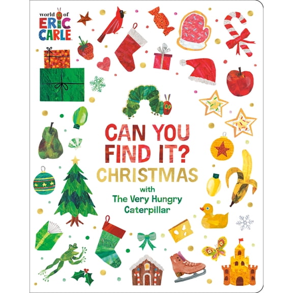 Can You Find It? Christmas with the Very Hungry Caterpillar, (Board Book)