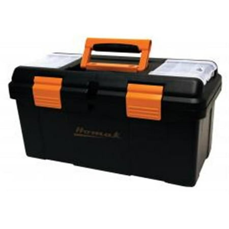 

Homak Manufacture 20 in. Plastic Tool Box with Tray & Dividers